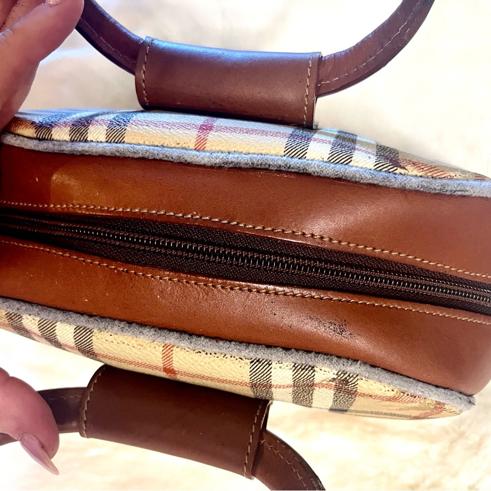 Vintage Rare Burberry Haymarket Plaid Purse - Picture 6 of 15